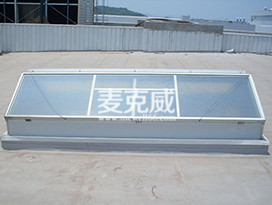 下開(kāi)式三角型電動(dòng)采光排煙天窗